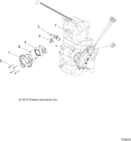 بولاريس 1205030 خنق الحارس ACE 500 M1400 2X4 ETX 2015-2022 in Kuwait