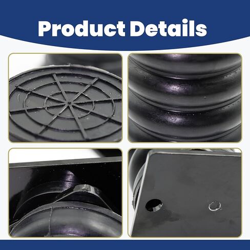 Rear Suspension Helper Spring Kit Fit for RAM 2500 3500 2014-2023 Replace SSR-312-47 Black in Kuwait
