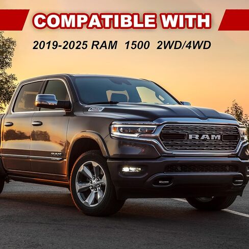 Rear Heavy Duty Coil Springs for Ram 1500 2019-2025 2WD 4WD, Provide 100% Extra Load (2000 lbs）-Red in Kuwait