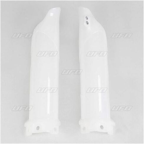 UFO Plastics Neutral Fork Slider Protectors – Front Suspension Guards for Off-Road Motorcycle - Compatible with Kawasaki KX85 2023 in Kuwait