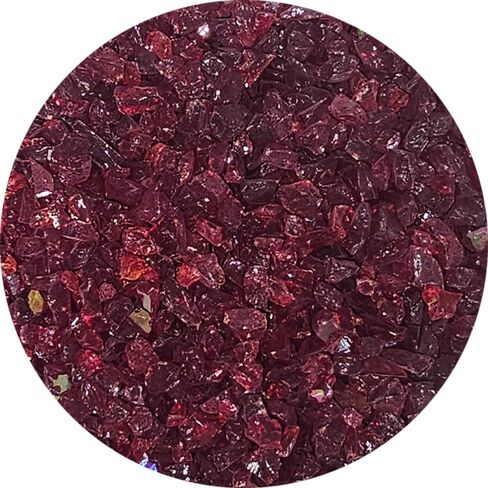 Wissmach Glass Frit Dark Red Coarse Transparent 1lb. 96 COE in Kuwait