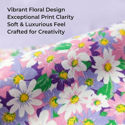 10 Pcs Cotton Fabric Squares,Assorted Floral Print Fabric Pieces for DIY Sewing, Quilt Making,Quilting Precut Bundles,Crafting 7.87 * 9.84In in Kuwait
