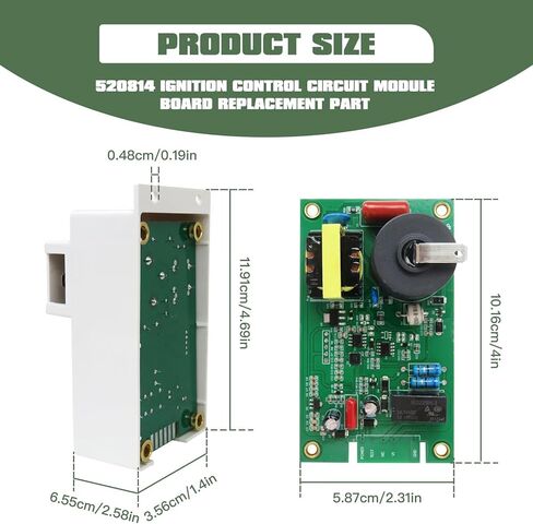 XSPANDER Water Heater Ignition Control Circuit Module Board Fit for Suburban SW10D, SW10DE, SW10DEL, SW10DEM, SW10DM, SW12D, SW12DE, Replaces 520871, 520814, 520820 in Kuwait