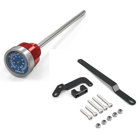 NICECNC Red Oil Level Gauge Dipstick Temperature + Rear Subframe Support Arm, See Fitment in Kuwait