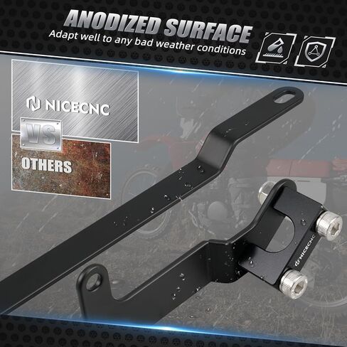 NICECNC Red Oil Level Gauge Dipstick Temperature + Rear Subframe Support Arm, See Fitment in Kuwait