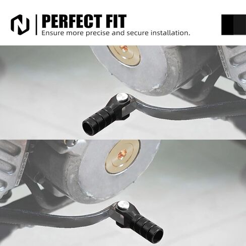 NICECNC Red Oil Level Gauge Dipstick Temperature + Motorcycle Shift Lever Tip, See Fitment in Kuwait
