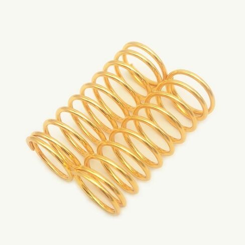 Hardened Steel Front Shock Springs Gold for Traxxas 1/6 Pro Scale Sand Care Funco 10942 in Kuwait