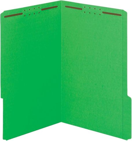 Pendaflex Fastener Folders, 1/3 Cut, Reinforced Tab, 2 Fasteners, Legal Size, Green, 50 Folders Per Box (27140) in Kuwait