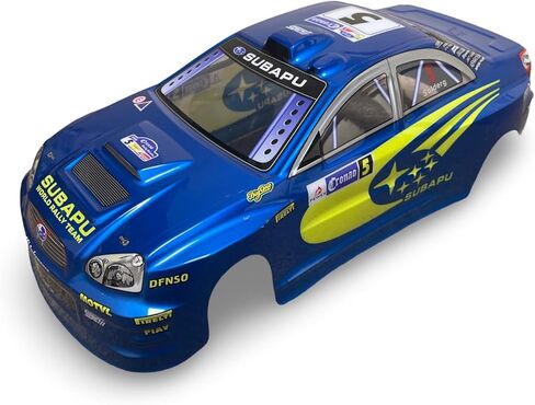 هيكل سيارة مطلي بمقياس 1/10 RC Drift Racing Touring على الطريق، بدون قطع، طراز Subaru STI، 190 مم، أزرق in Kuwait