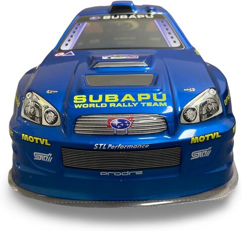 هيكل سيارة مطلي بمقياس 1/10 RC Drift Racing Touring على الطريق، بدون قطع، طراز Subaru STI، 190 مم، أزرق in Kuwait