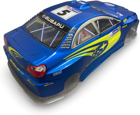 هيكل سيارة مطلي بمقياس 1/10 RC Drift Racing Touring على الطريق، بدون قطع، طراز Subaru STI، 190 مم، أزرق in Kuwait