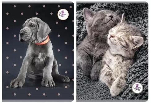 Notebook A5/60K line The Sweet Pets (5pcs) in Kuwait