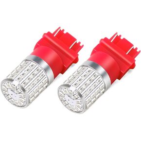 مصابيح إضاءة LED حمراء PHINLION 3157، فائقة السطوع 72-SMD 3156 3057 3357 4057 4157 بديلة لشاحنة السيارة الخلفية ومصابيح الفرامل الخلفية وامض إشارة الانعطاف، حزمة من 2 in Kuwait