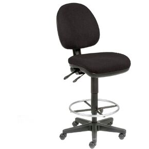 Global Industrial Task Stool - 360 Footrest Without Arms - Black in Kuwait