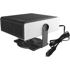 Car Defroster Defogger Heater, 12V 150W Portable Defroster and Defogger with Fast Heating and Cooling Function, 180° Adjustable Rotation and Large Area Air Outlet for Camping Traveling in Kuwait