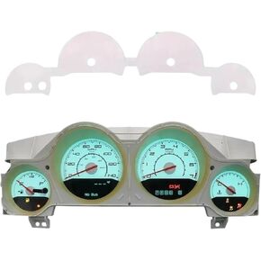 Sky Blue EL Panel Compatible With Dodge Challenger Magnum Charger Instrument Cluster 2005-2014 in Kuwait