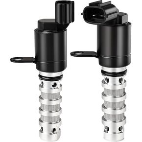2PCS Intake & Exhaust Engine Variable Valve Timing (VVT) Solenoid Compatible with Hyundai Genesis Santa Fe Sonata Tucson & Kia Forte Forte5 Optima Sorento Sportage Replace# 243552G500 243752G500 in Kuwait