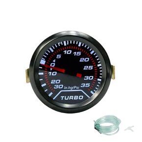 2" 52mm Boost Gauge PSI Dial White Light Interior Dash Gauge Car Meter BX100956 in Kuwait