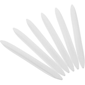 Invisible Car Door Anti-Collision Strips 6pcs Set White Universal Car Door Guards Edge Protectors Vehicle Side Bumper Trim for Exterior Protection in Kuwait