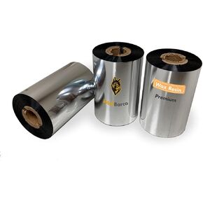 12 Rolls 2.24" x 361' (57mm x 110m) Premium Wax/Resin Thermal Transfer Ribbon for GoDEX RT200i, RT230i Printers, Ideal for Oil Change Sticker, Auto Repair Shops, 1/2" Core, Coated Side Out in Kuwait