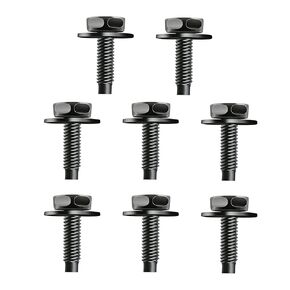 8PCS Skid Plate Bolts,M8-1.25 X 20mm Carbon Steel Hex Head Splash Shield Cover Bolts,Top Front Skid Plate Bolts,Car Accessories Compatible with Toyota 4Runner/Tacoma/Tundra/FJ Cruiser 90080-11373 in Kuwait