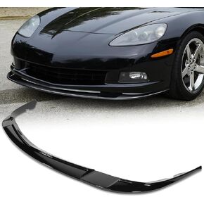 Front Bumper Lip fit for Chevrolet Corvette 2005-2013,for Chevy Corvette C6 Base Convertible Hatchback 2005-2013 3-Piece Front Bumper Lip Splitter Gloosy Black in Kuwait