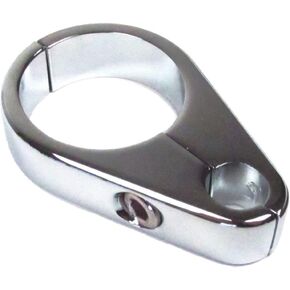 Hill Country Customs Chrome Billet 1 3/8" Frame mount Clutch Cable or Brake Line Clamp for Harley models - HC-CC138 in Saudi Arabia