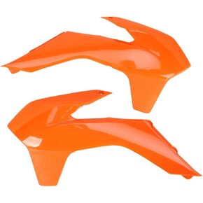 UFO Plastics - KT04052-127 - Radiator Covers, KTM Orange in Kuwait