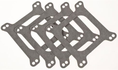 JEGS Carburetor Heat Shield | Open Style | Made In USA | Fits Holley 4150/4160, Edelbrock, BG, Demon, Carter, And AFB | Includes 4 Gaskets, 2 Spacers, And 1 Heat Shield in Kuwait