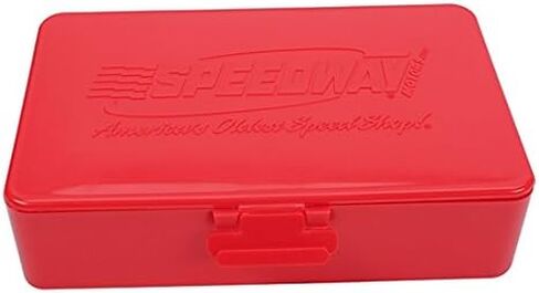 صندوق تخزين تروس التغيير السريع من البلاستيك الأسود من Speedway Motors للأطراف الخلفية من Halibrand وDMI XR-1، يناسب مجموعات تروس 6-Spline و10-Spline، حافظة متينة قابلة للتكديس in Kuwait