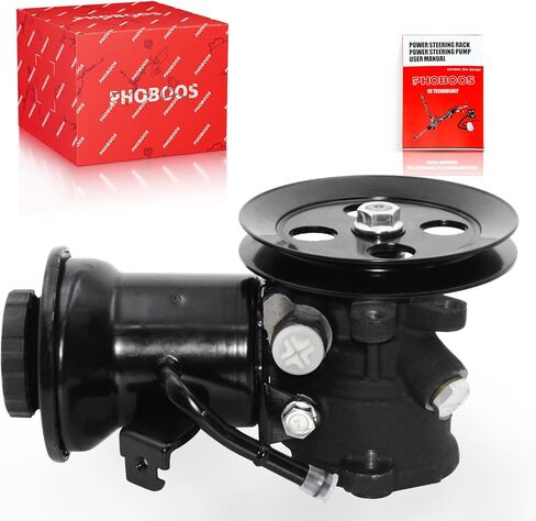 مضخة توجيه كهربائية PHOBOOS متوافقة مع Toyota 4Runner/Pickup (Hilux) 1988 (تم بناؤها قبل 12/1987)، 1989-1995، V6 3.0L، مع مخرج وخزان، توجيه سلس، متانة عالية، المرجع. 21-5844 in Kuwait