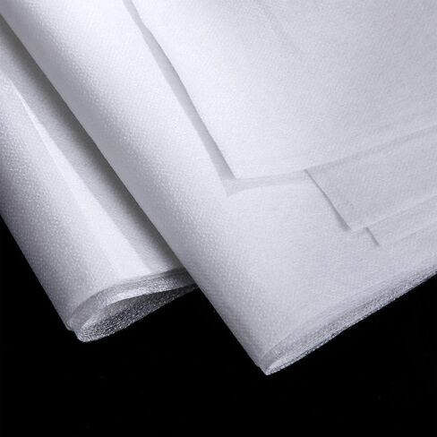 3 Pieces Fusible Interfacing Non-Woven Lightweight Polyester Interfacing (White, 20 Inch x 3 Yards) in Kuwait