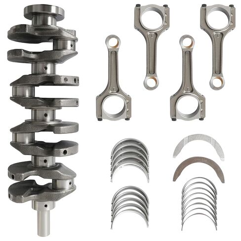 G4KH G4KF 2.0 Engine Crankshaft & Con-Rods & Bearing Kit Fit for Hyundai Genesis Coupe Sonata Santa Fe Kia Optima Sportage 2.0T L4 2010-2016 23111-2G400 71RZ6-2GF00 23510-2G430 in Kuwait