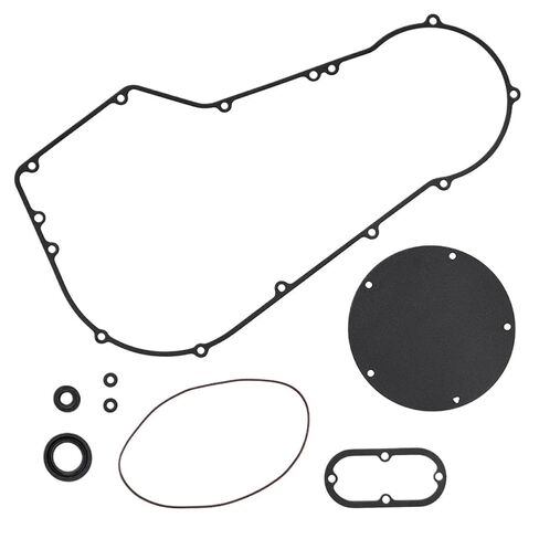 Motorcycle Clutch Primary Cover Gasket Kit Compatible with Softail Super Electra Road King Sportster 883 Heritage Softail in Kuwait