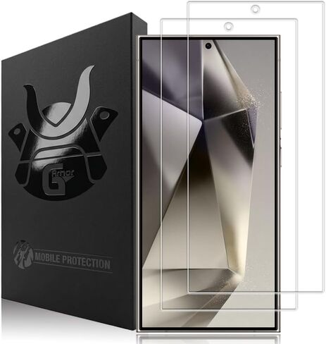 2 Pack Screen Protector for Samsung Galaxy S24+ (6.7 Inches Plus Version) - Protective Tempered Glass Screen Cover, Phone Case Friendly, Lifetime Replacement in Saudi Arabia