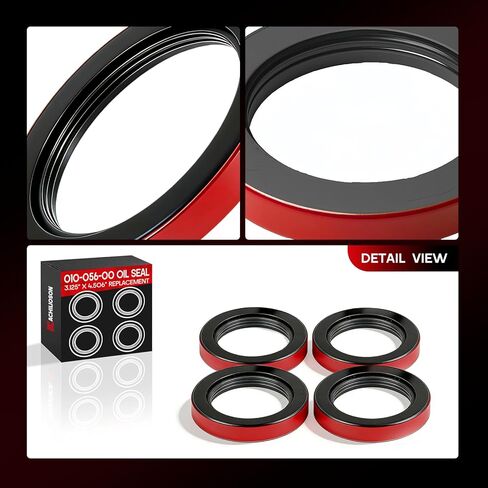 010-056-00 Oil Seal 3.125" X 4.506" Replacement for Dexter 10K 12K 15K Heavy Duty Axles Trailer Axle Bearing Seal 4PCS in Kuwait