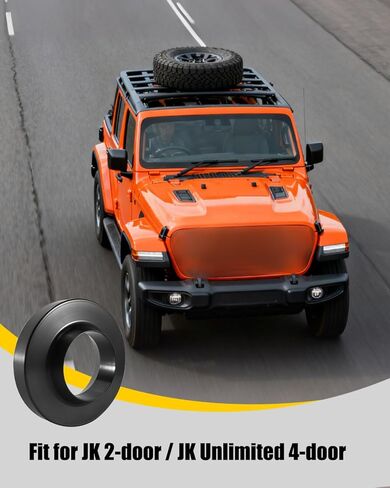 فاصل زنبركي أمامي 1 بوصة مناسب لـ JK Wrangler (بابين) JK Wrangler Unlimited (4 أبواب) استبدال 1953075 2 قطعة in Kuwait