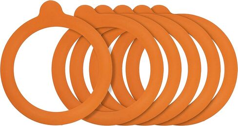 Kilner Replacement Rubber Seals for 4-Fl Oz Jars, Pack of 6, 3-1/4" x 3-1/4" in Kuwait