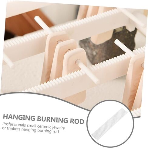 Ceramic Jewelry Kiln Rods Hanging Burn Supply High Temperature Resistant Kiln Firing Tool for Jewelry Making 3.93In Durable Oxide Material in Kuwait