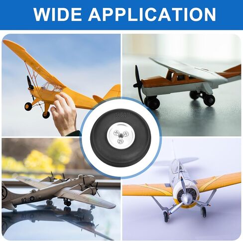 MECCANIXITY RC Airplane Wheels 1.5" OD 0.55" Thickness 0.124" Hole RC Airplane, Aircraft PU Sponge Wheels, Tire Tail Undercarriage RC Foam Replacement Kit for DIY Plane Helicopter, Pack of 1 in Kuwait