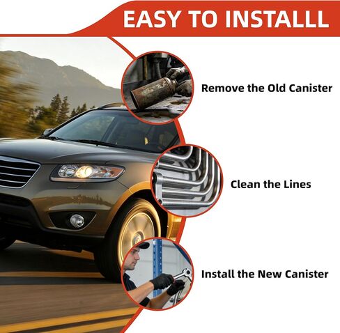 علبة فحم بخار الوقود بديلة لانبعاثات EVAP متوافقة مع 2007-2014 Ford Expedition وLincoln Navigator 5.4L V8، استبدل 8L1Z-9D653-C، BL1Z-9D653-A in Kuwait