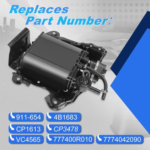 علبة بخار 911-654 متوافقة مع Toyota RAV4: 2006، 2007، 2008، 2009، 2010، 2011، 2012 in Kuwait