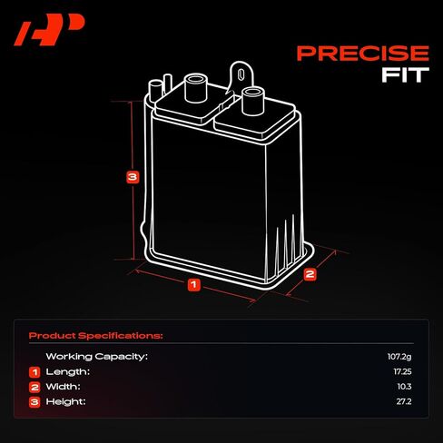 A-Premium Vapor Canister Compatible with Chevrolet Malibu, Cavalier, Classic & Oldsmobile Achieva, Alero, Cutlass & Pontiac Grand Am, Sunfire & Saturn L100, L200, L300, LS, LS1, LS2, LW1, LW2, LW200 in Kuwait
