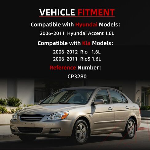 علبة بخار الوقود CP3280 متوافقة مع Hyundai Accent 2006-2011، Kia Rio 2006-2012، Kia Rio5 2006-2011 1.6L، استبدال علبة الفحم EVAP in Kuwait