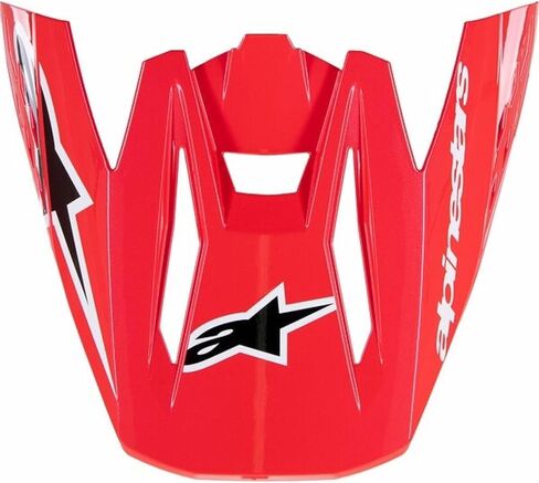 Alpinestars 8986323-3010-OS: S-M5 Visor Corp Bright Red Glossy in Kuwait