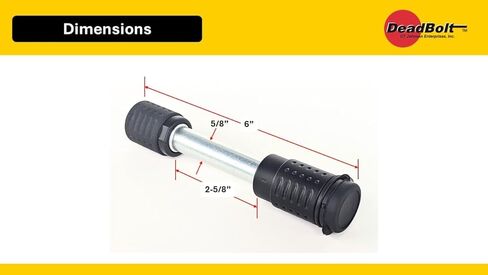 قفل وصلة المقطورة DeadBolt مقاس 2 بوصة - الفئة III/IV - دبوس وصلة ربط من الفولاذ الكربوني المُشكل على البارد - نظام قفل دورة 1/4 - مقبض ناعم مناسب لجميع الأحوال الجوية - مضاد للتآكل، يناسب جميع وصلات الاستقبال مقاس 2 بوصة - صنع في الولايات المتحدة الأمريك in Kuwait