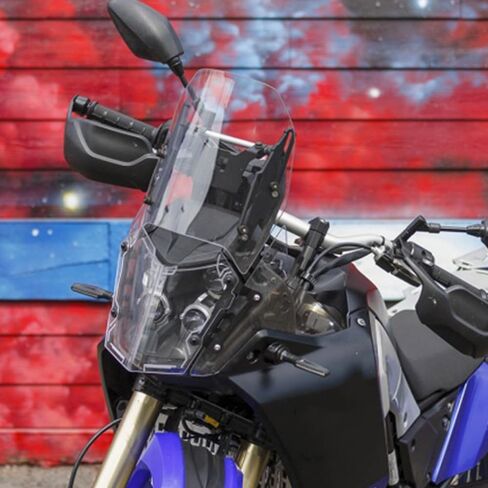 لدراجات Yamaha Tenere 700 2019 إلى 2021 2022 T700 T7 XTZ690 ناهض الزجاج الأمامي للدراجة النارية قابل للتعديل منحرف الرياح أداة ضبط الارتفاع in Kuwait