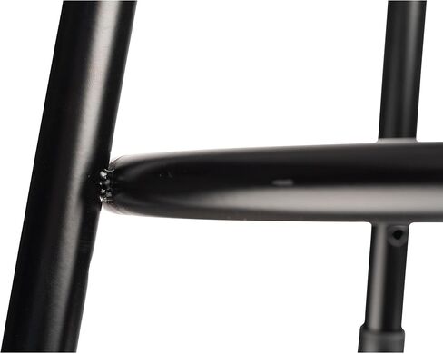 National Public Seating, 30in. Vinyl Steel Stool Backrest, Primary Color Black, Included (Qty.) 1, Seating Type Office Stool, Model# 6430B-10 in Kuwait