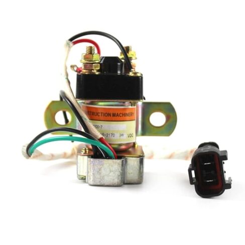 24V 10A 12A Starter Solenoid Relay Switch Compatible with Komatsu PC200-6 PC200-7 PC200LC-7 in Kuwait