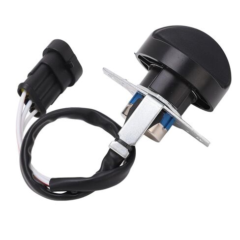 Heavy Duty Throttle Motor Dial Knob Switch Universal Replacement for Sunward Excavator ABS Alloy Steel Construction with 3 Pins Plug Compatible with SWE in Kuwait